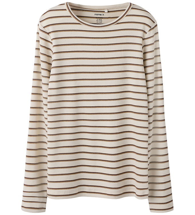 Name It Lulaho - Børnebluse - Beige/Brun - 116