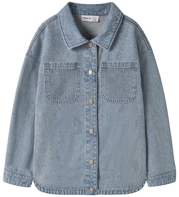 Name It Denimjakke - NkfRain - Special Blue Grey Denim