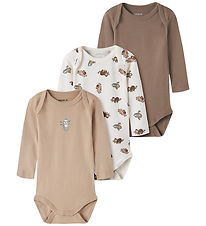 Name It Body l/æ - Noos - 3-pak - NbnBody - Jet Stream/w/Sesame