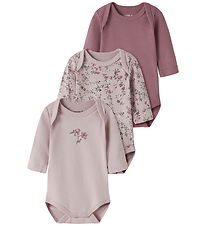 Name It Body l/æ - Noos - NbfBody - 3-pak - Violet Ice/w/ Violet