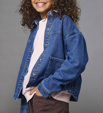 Kids Only Denimjakke - KogLara - Medium Blue Denim