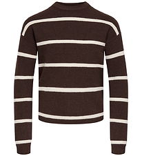 Kids Only Blouse - Knitted - Short - KogFranca - Coffee Bean/Sma