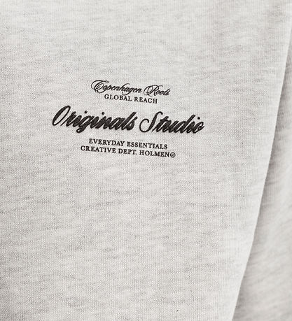 Jack & Jones Sweatshirt - JorNorrebro - White Melange/AW 26