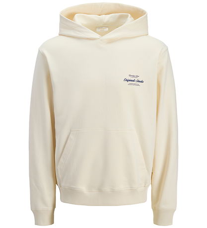 Jack & Jones Hættetrøje - JorNorrebro - Antique White/AW26