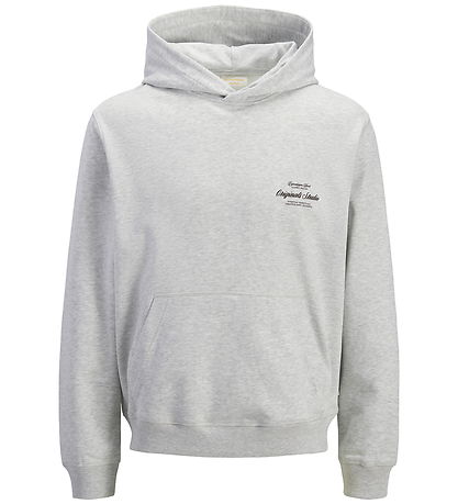Jack & Jones Hættetrøje - JorNorrebro - White Melange/AW26