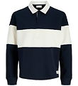 Jack & Jones Sweatshirt - JorFrederiksberg - Polo - Sky Captain