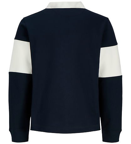 Jack & Jones Sweatshirt - JorFrederiksberg - Polo - Sky Captain