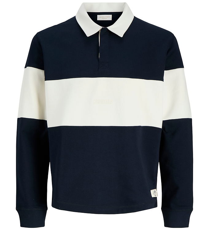 Jack & Jones Sweatshirt - JorFrederiksberg - Polo - Sky Captain