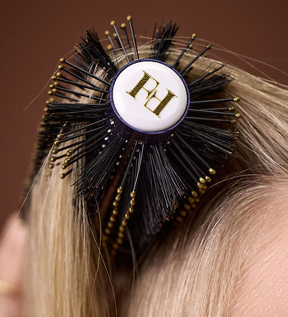 Fan Palm Hårbørste - Blow Dry - Medium - Glossy White