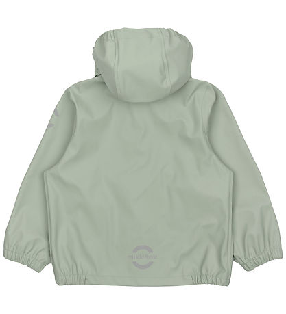 Mikk-Line X Kids-World Regntøj - PU - Seagrass