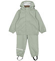 Mikk-Line X Kids-World Regntøj m. Seler - PU - Seagrass