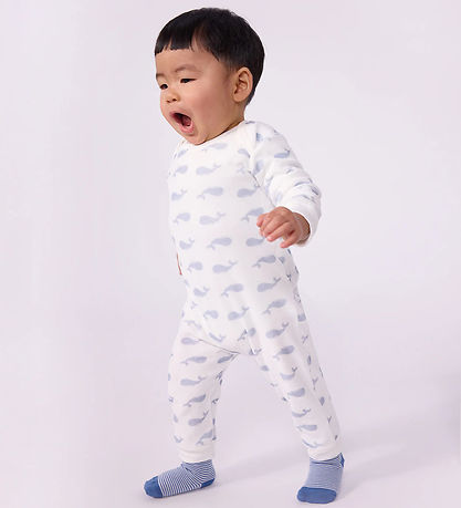 Petit Bateau Natdragt - Marshmallow/Polaire