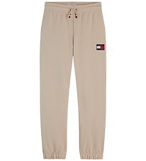 Tommy Hilfiger Sweatpants - Heritage Flag - Classic Beige