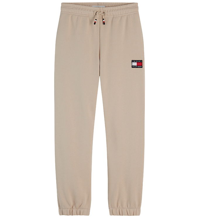 Tommy Hilfiger Sweatpants - Heritage Flag - Classic Beige