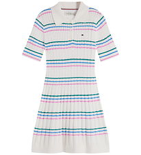 Tommy Hilfiger Kjole - Polo - Ivory Silk