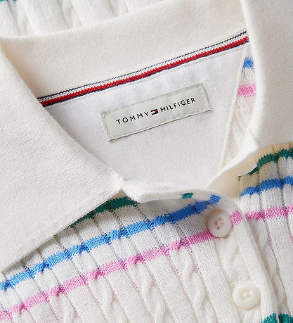 Tommy Hilfiger Kjole - Polo - Ivory Silk
