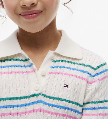 Tommy Hilfiger Kjole - Polo - Ivory Silk