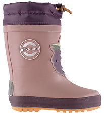 Mikk-Line Gummistøvler m. For - Wellies 3D - Blackberry