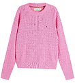 Tommy Hilfiger Bluse - Strik - Pink Daisy
