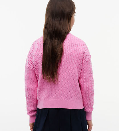 Tommy Hilfiger Bluse - Strik - Pink Daisy