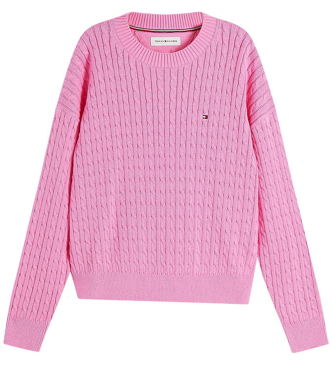 Tommy Hilfiger Bluse - Strik - Pink Daisy