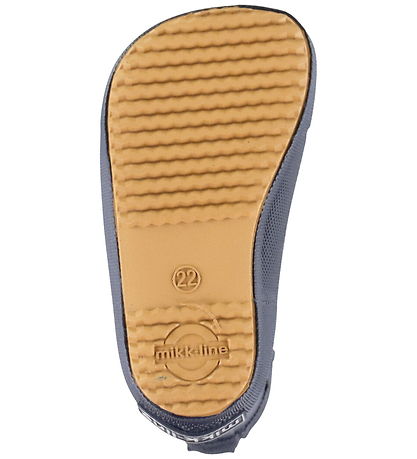 Mikk-Line Gummistøvler m. For - Barfod - Wellies Short - Blue Ni