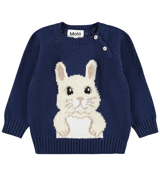 Molo Bluse - Bomuld/Uld - Bless - Bunny Infinity