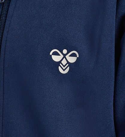 Hummel Træningssæt - hmlJr Reg Tukas Track Suit - Dress Blues