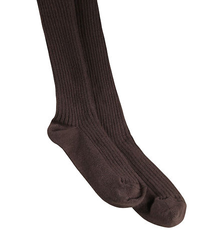 Molo Strømpebukser - Rib Tights - Bark Brown