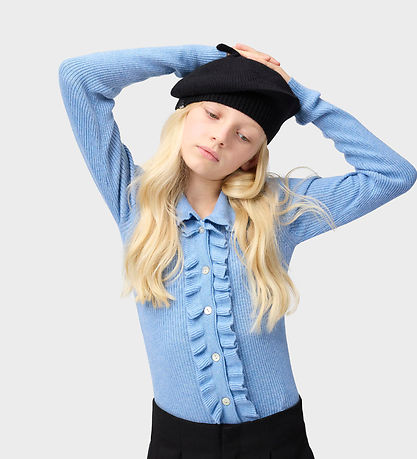 Molo Cardigan - Bomuld/Uld - Gamora - Topaz Blue