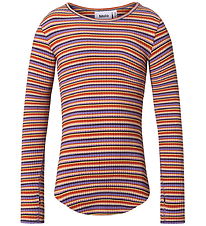 Molo Bluse - Rib -  Rochelle - Purple Flame Stripe