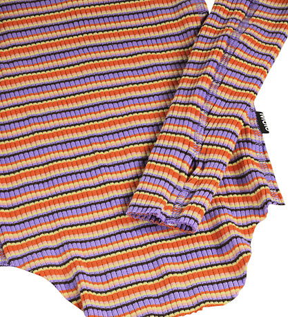 Molo Bluse - Rib -  Rochelle - Purple Flame Stripe