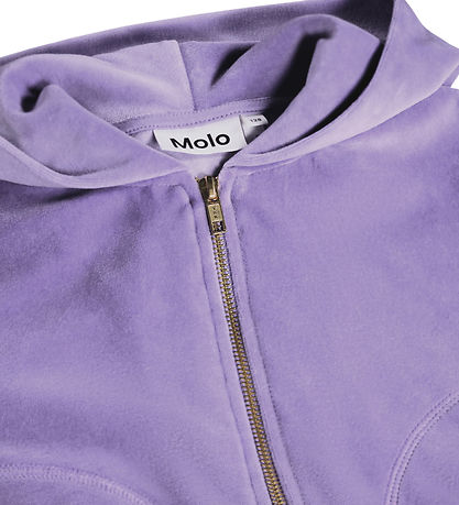 Molo Cardigan - Velour - Milla - Violette