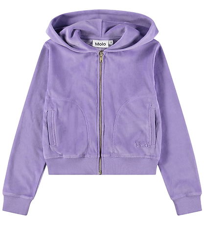 Molo Cardigan - Velour - Milla - Violette
