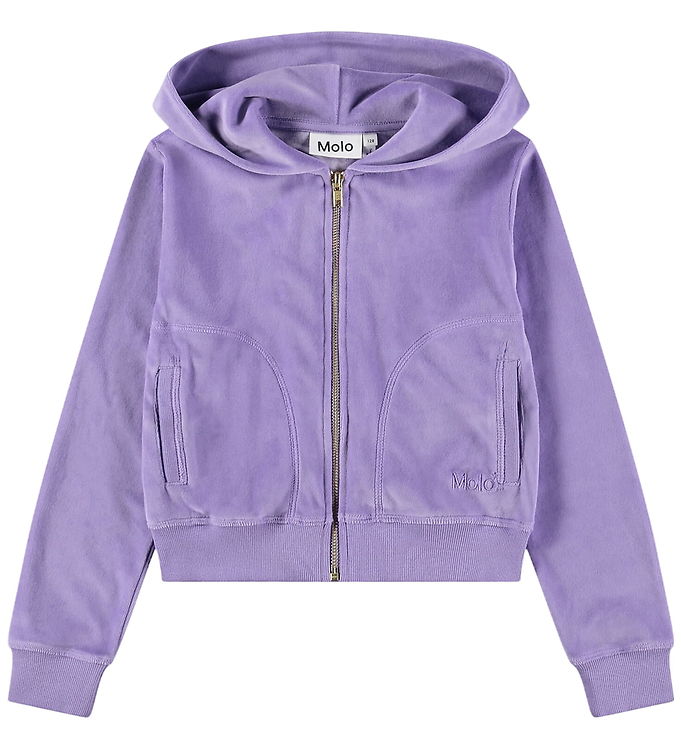 Molo Cardigan - Velour - Milla - Violette
