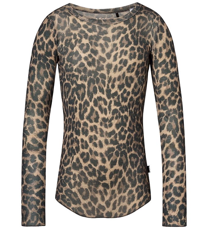 Molo Bluse - Uld - Rihanna - Brushed Leo