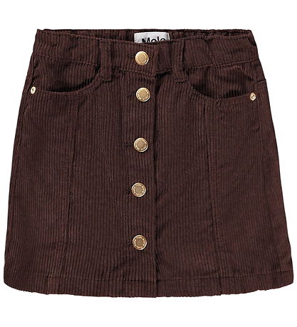 Molo Nederdel - Fløjl - Bera - Bark Brown