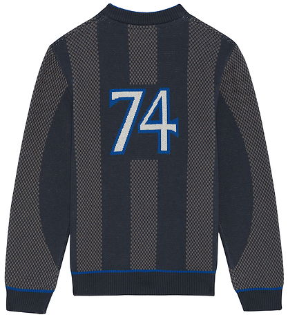 Lyle & Scott Bluse - Strik - Football - Observer Grey