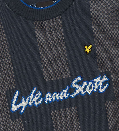 Lyle & Scott Bluse - Strik - Football - Observer Grey