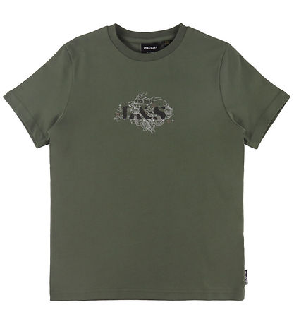 Lyle & Scott T-shirt -  Terrain Graphic - Deep Depths
