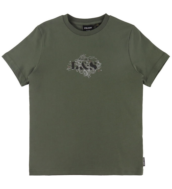 Lyle & Scott T-shirt - Terrain Graphic - Deep Depths