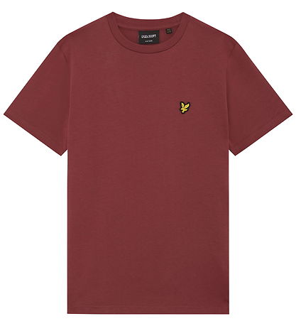 Lyle & Scott -T-shirt - Plain - Oxblood Red