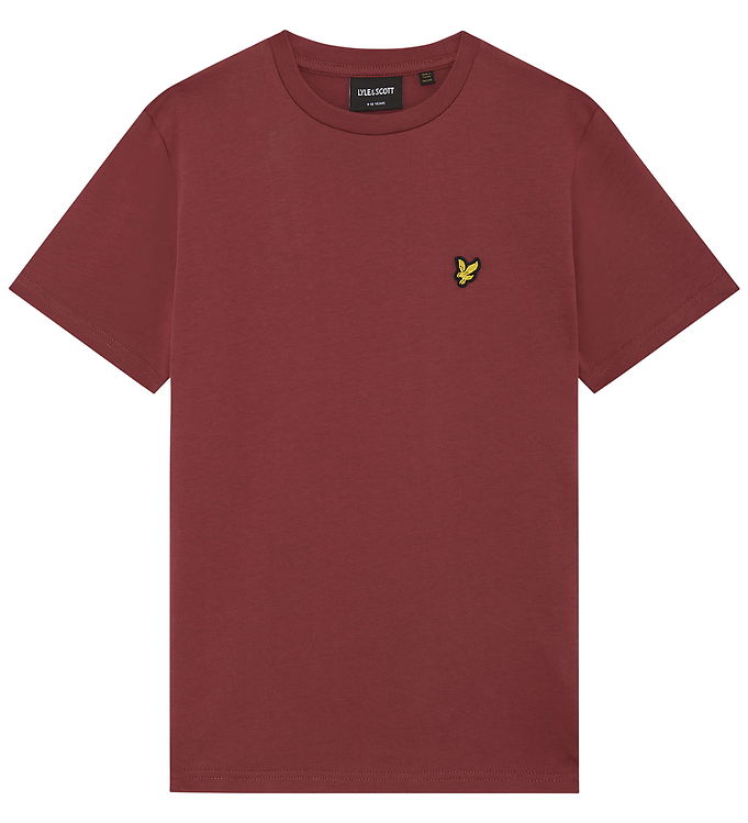 Lyle & Scott T-shirt - Plain - Oxblood Red