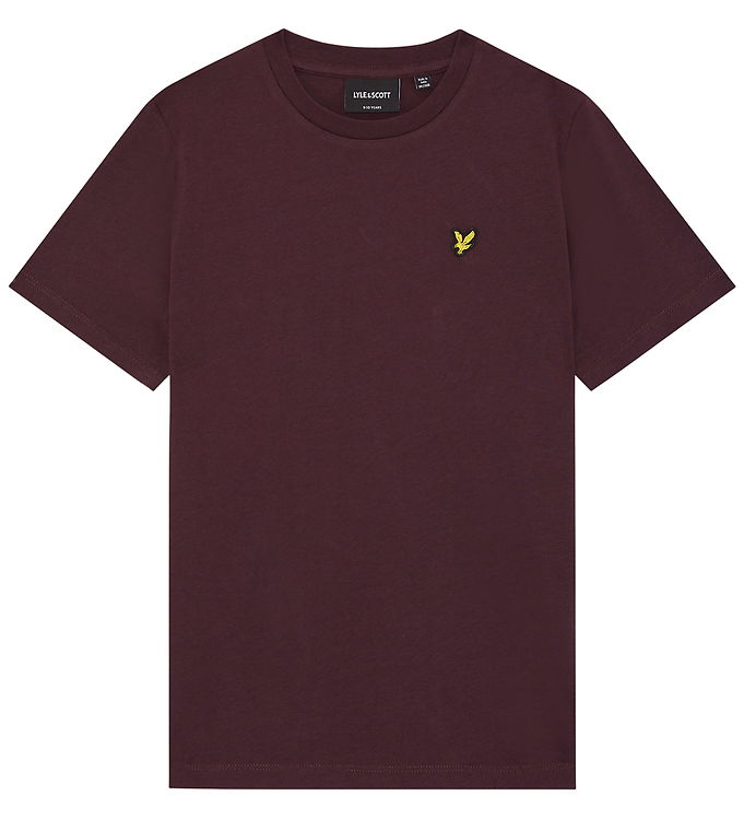 Lyle & Scott T-shirt - Plain - Burgundy