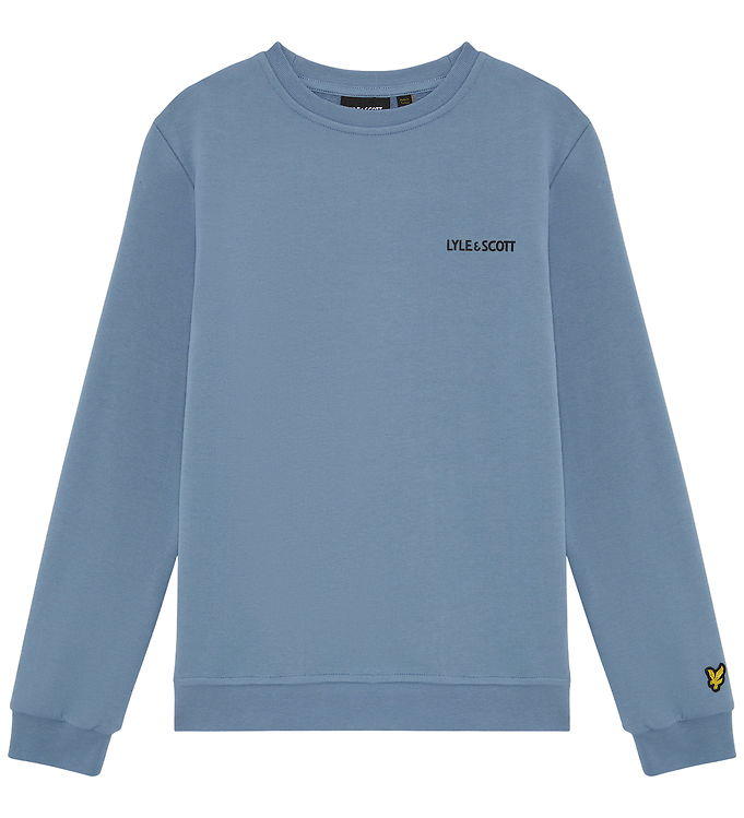Lyle & Scott Sweatshirt - Logo Crew - Power Blue