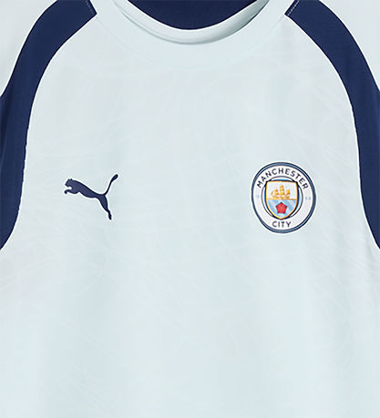Puma T-Shirt - MCFC Training Jersey Jr - Blå