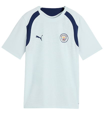 Puma T-Shirt - MCFC Training Jersey Jr - Blå