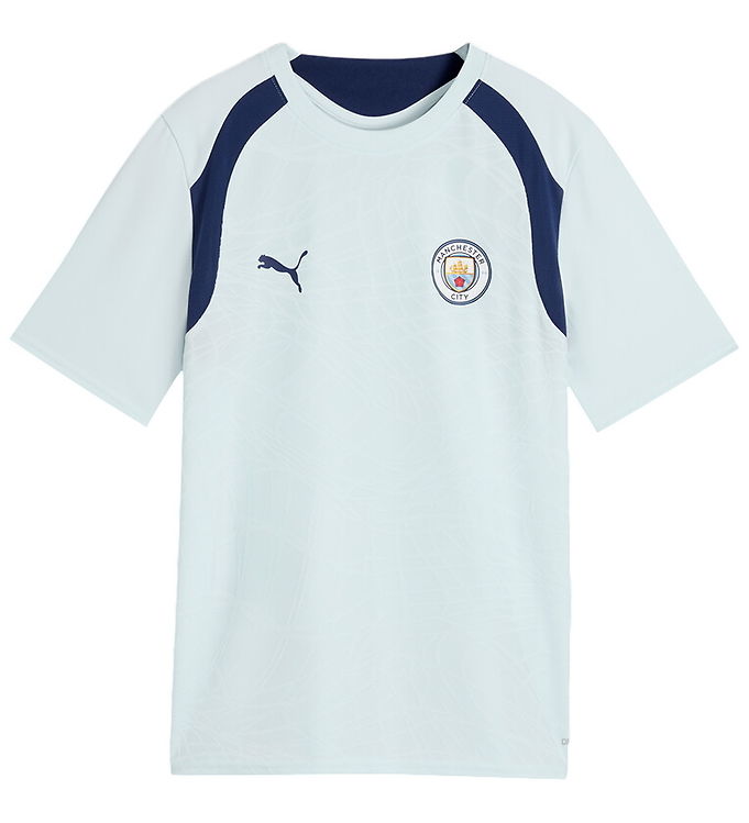 Puma T-Shirt - MCFC Training Jersey Jr - Blå