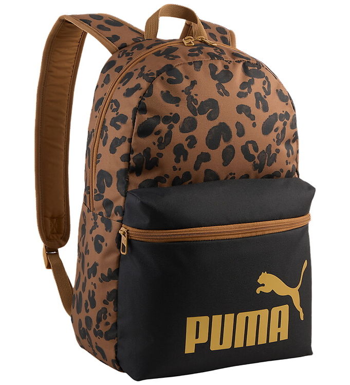 Puma Rygsæk - Phase AOP Backpack - Sort/Brun