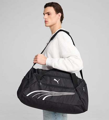Puma Sportstaske - Fundamental Medium Sports Bag - Sort